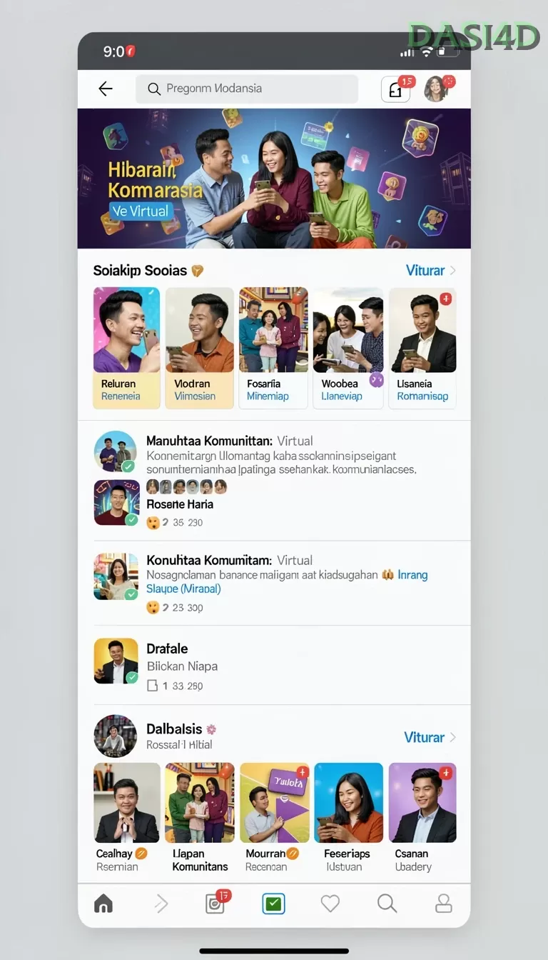 Cuplikan layar PAGODA127 — menu navigasi