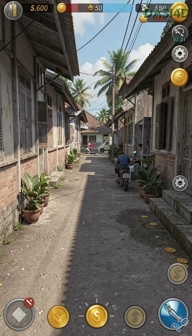 Cuplikan layar PUZZLE — menu navigasi