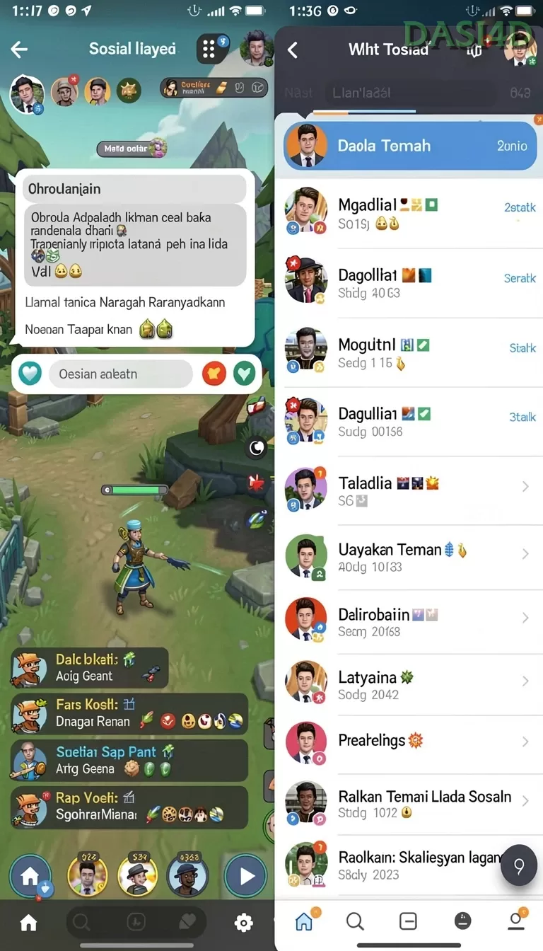 Cuplikan layar MERDEKA777 — menu navigasi