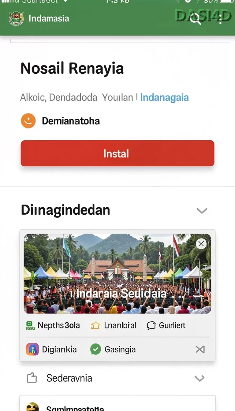 Cuplikan layar HOKIWIN — menu navigasi